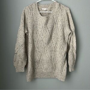 Westport Women's Cable Knit Sweater - Cream